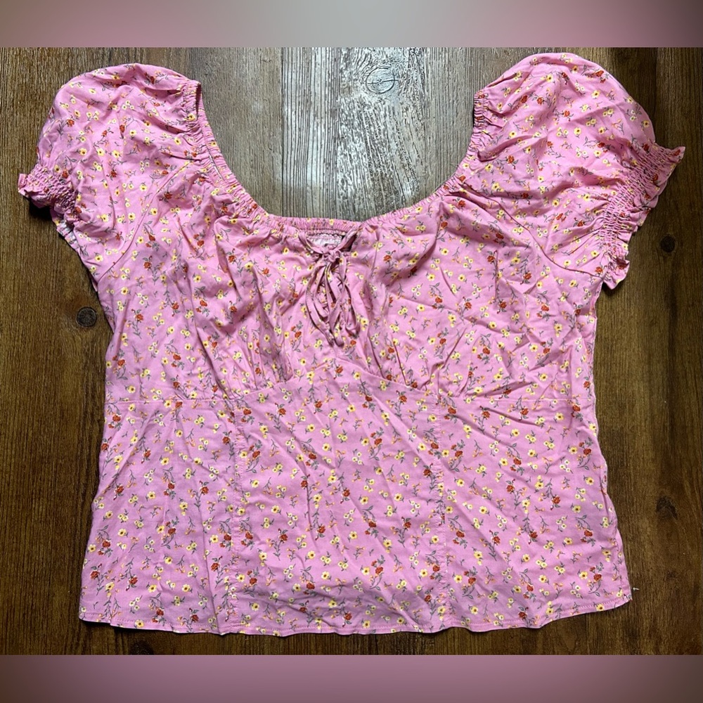 Torrid Cropped Shirt